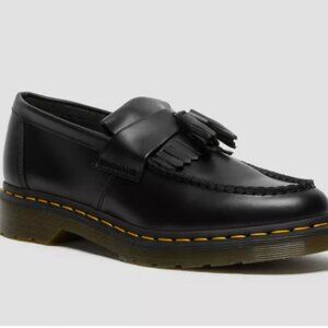 Dr. Martin Adrian Yellow Stitch Leather Tassel Loafers (Worn 1 Time)